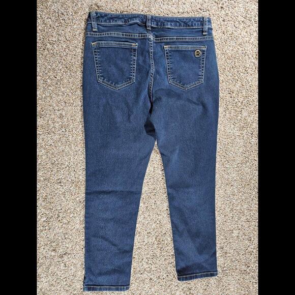 Michael Kors Womens Izzy Cropped Skinny Fit Jeans Size 8 - Picture 8 of 11